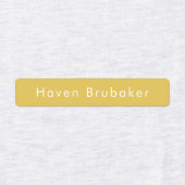 Eenvoudige moderne namen aangepaste waterdichte Ki Labels (Design 1)