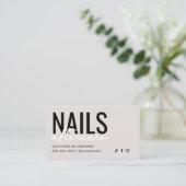 Eenvoudige, moderne nazorgverlenende Kaart Visitekaartje (Staand voorkant)