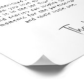 Eenvoudige moderne neutrale familietradities teken poster (Hoek)