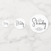 Eenvoudige moderne neutrale Tiny Human Shindig Confetti (Voorkanten)