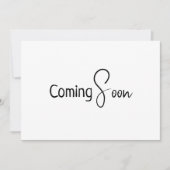 Eenvoudige moderne neutrale zwangerschap aankondiging (Voorkant)