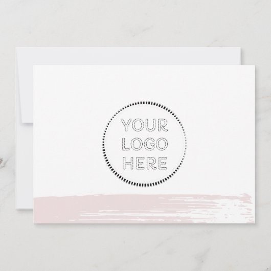 Eenvoudige moderne online winkelaankoop voor klein bedankkaart (Achterkant)