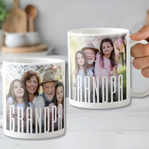 Eenvoudige Moderne Opa Foto Koffiemok