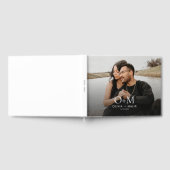 Eenvoudige moderne paar foto bruiloft gastenboek (Volledig)