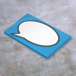 Eenvoudige Moderne Pret Speech Bubble Stripboek Post-it® Notes