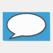 Eenvoudige Moderne Pret Speech Bubble Stripboek Post-it® Notes (Voorkant)
