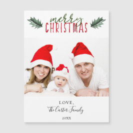 Eenvoudige moderne prettige waterverf voor kerstmi