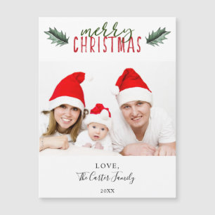 Eenvoudige moderne prettige waterverf voor kerstmi