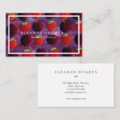 Eenvoudige moderne professional visitekaartje (Voorkant / Achterkant)