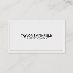 Eenvoudige moderne professional visitekaartje