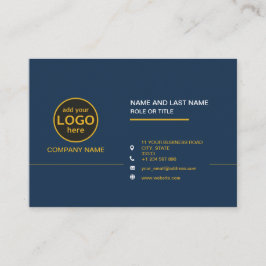 Eenvoudige moderne professionele donkere kleur toe visitekaartje