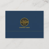 Eenvoudige moderne professionele donkere kleur toe visitekaartje (Achterkant)