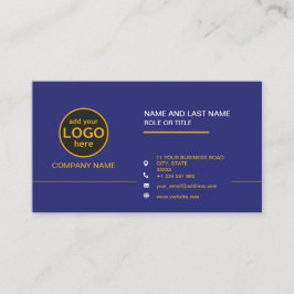 Eenvoudige moderne professionele donkere kleur toe visitekaartje