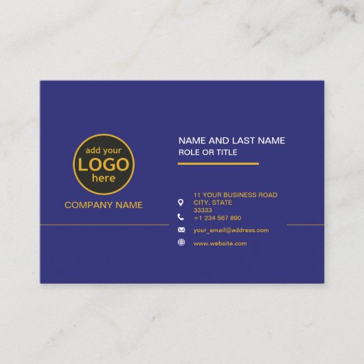 Eenvoudige moderne professionele donkere kleur toe visitekaartje (Voorkant)