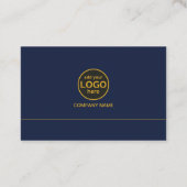 Eenvoudige moderne professionele donkere kleur toe visitekaartje (Achterkant)