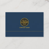 Eenvoudige moderne professionele donkere kleur toe visitekaartje (Achterkant)