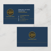 Eenvoudige moderne professionele donkere kleur toe visitekaartje (Voorkant / Achterkant)