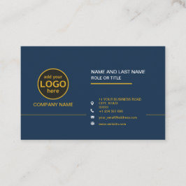 Eenvoudige moderne professionele donkere kleur toe visitekaartje