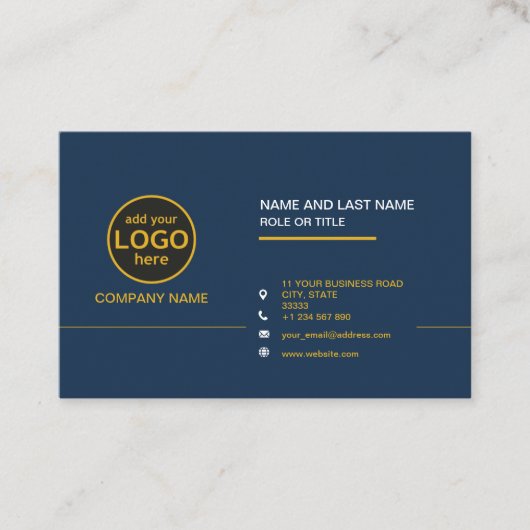 Eenvoudige moderne professionele donkere kleur toe visitekaartje (Voorkant)