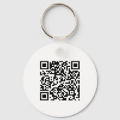 Eenvoudige moderne professionele Logo en QR-code Sleutelhanger (Achterkant)