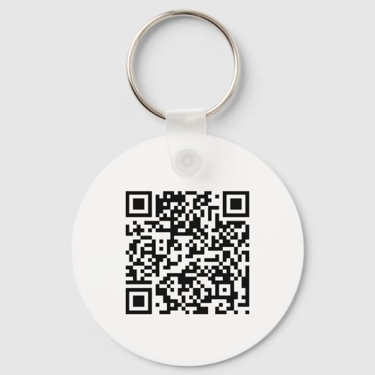 Eenvoudige moderne professionele Logo en QR-code Sleutelhanger (Achterkant)