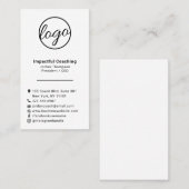 Eenvoudige, moderne, professionele Logo sociale me Visitekaartje (Voorkant / Achterkant)