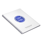Eenvoudige moderne professionele zakelijke Logo Notitieboek (Rechterzijde)