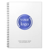 Eenvoudige moderne professionele zakelijke Logo Notitieboek (Voorkant)