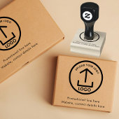 Eenvoudige moderne professionele zakelijke Logo & Rubberstempel