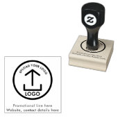 Eenvoudige moderne professionele zakelijke Logo &  Rubberstempel (Gestempeld)