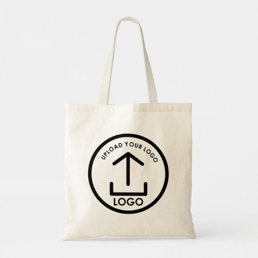 Eenvoudige moderne professionele zakelijke Logo Tote Bag (Achterkant)