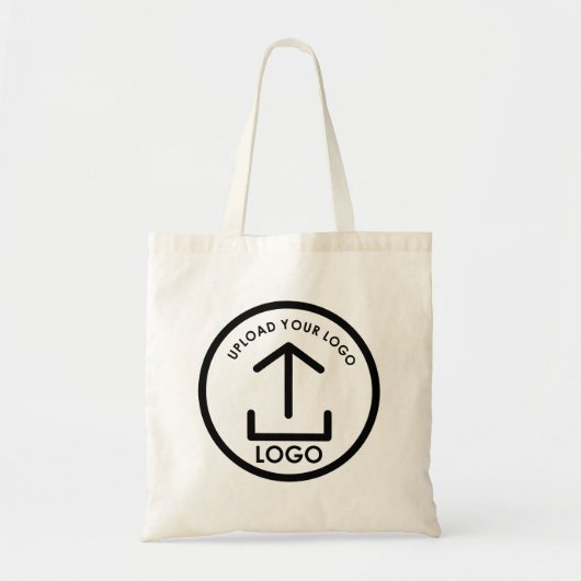 Eenvoudige moderne professionele zakelijke Logo Tote Bag (Voorkant)