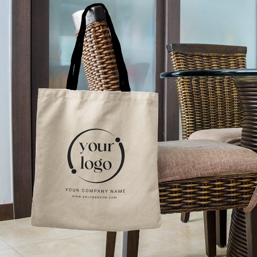 Eenvoudige moderne professionele zakelijke Logo Tote Bag