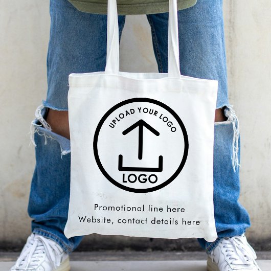 Eenvoudige moderne professionele zakelijke Logo & Tote Bag