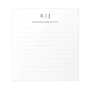 Eenvoudige moderne puntkomma's notitieblok