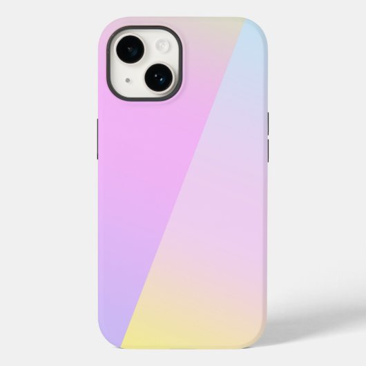Eenvoudige moderne regenboog kleurrijke gradiënt W Case-Mate iPhone Case (Achterkant)