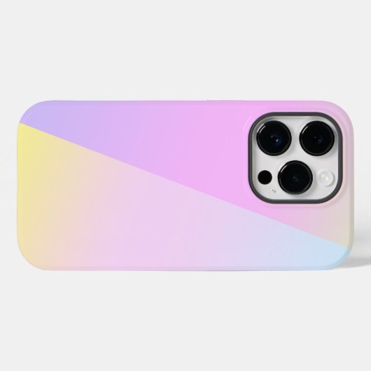 Eenvoudige moderne regenboog kleurrijke gradiënt W Case-Mate iPhone Case (Achterkant (horizontaal))