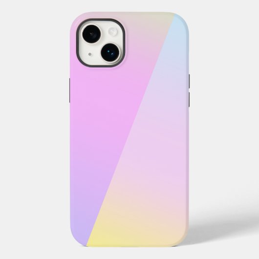 Eenvoudige moderne regenboog kleurrijke gradiënt W Case-Mate iPhone Case (Achterkant)