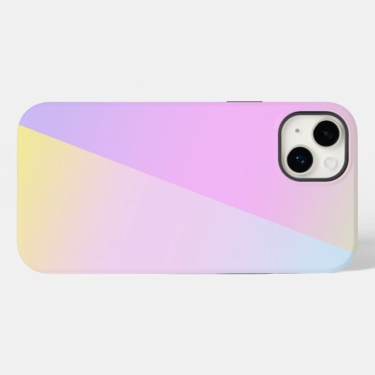 Eenvoudige moderne regenboog kleurrijke gradiënt W Case-Mate iPhone Case (Achterkant (horizontaal))