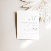 Eenvoudige, moderne repetitieve uitnodiging