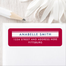 Eenvoudige Moderne Rood Wit Blauw Amerikaanse Typo