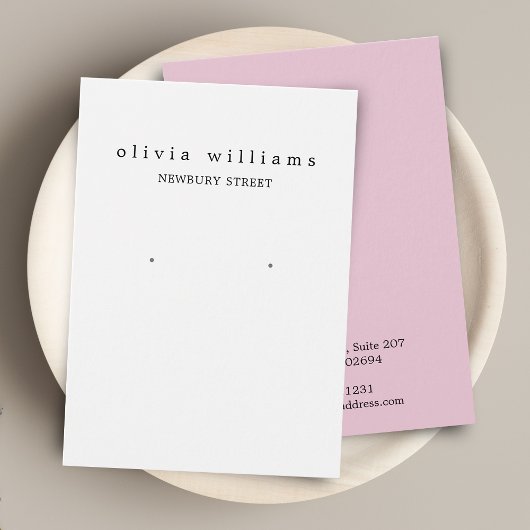 Eenvoudige, moderne roze, aantrekkelijke Kaart