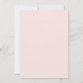 Eenvoudige Moderne Roze Boog Foto Save The Date (Achterkant)