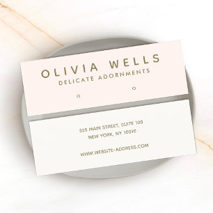 Eenvoudige, moderne roze display Mini Mini Bus Mini Visitekaartje