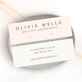 Eenvoudige, moderne roze display Mini Mini Bus Visitekaartje