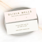 Eenvoudige, moderne roze display Mini Mini Bus Visitekaartje