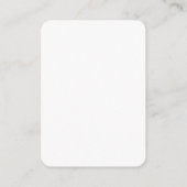 Eenvoudige Moderne RSVP met QR Code Enclosure Kaar Informatiekaartje (Achterkant)