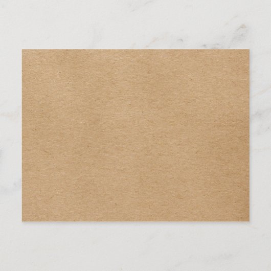 Eenvoudige moderne Rustic Sla de datum op Briefkaart (Achterkant)