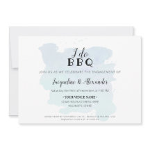 Eenvoudige, moderne Rustige I Do BBQ Script Dusty 