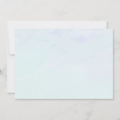 Eenvoudige, moderne Rustige I Do BBQ Script Dusty  Kaart (Achterkant)